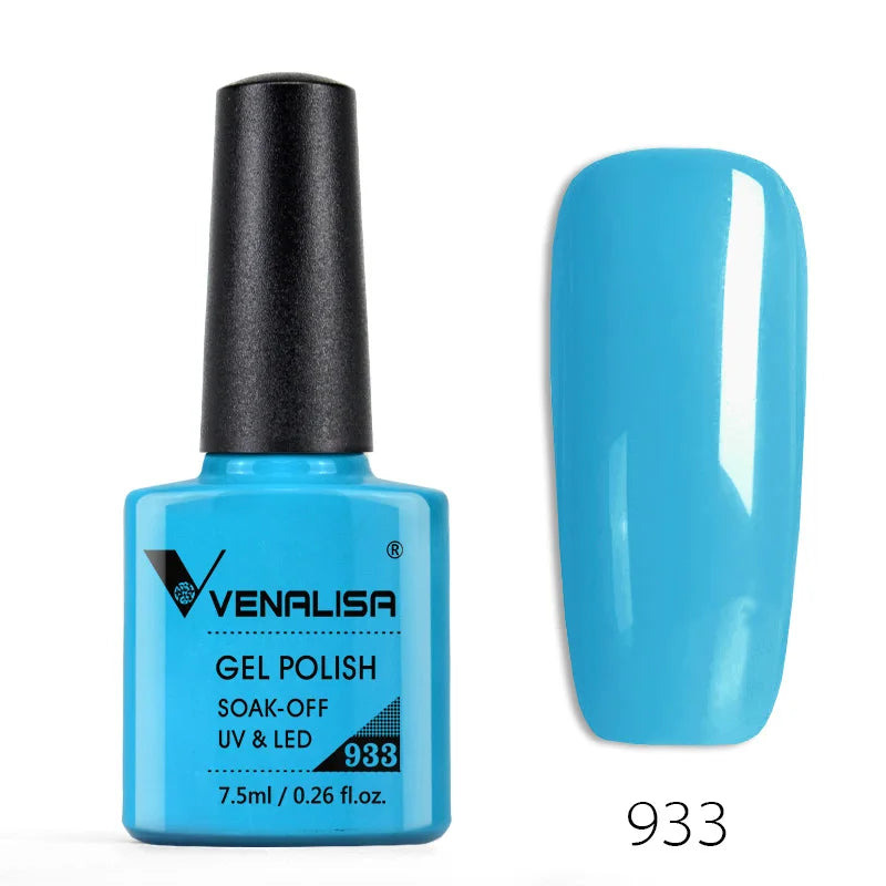Venalisa 60 Color Organic Gel Polish Set – Odorless, Vegan, Long-Lasting Nail Art Kit