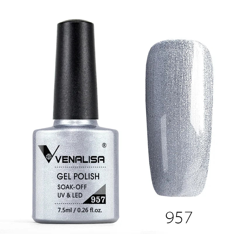 Venalisa 60 Color Organic Gel Polish Set – Odorless, Vegan, Long-Lasting Nail Art Kit