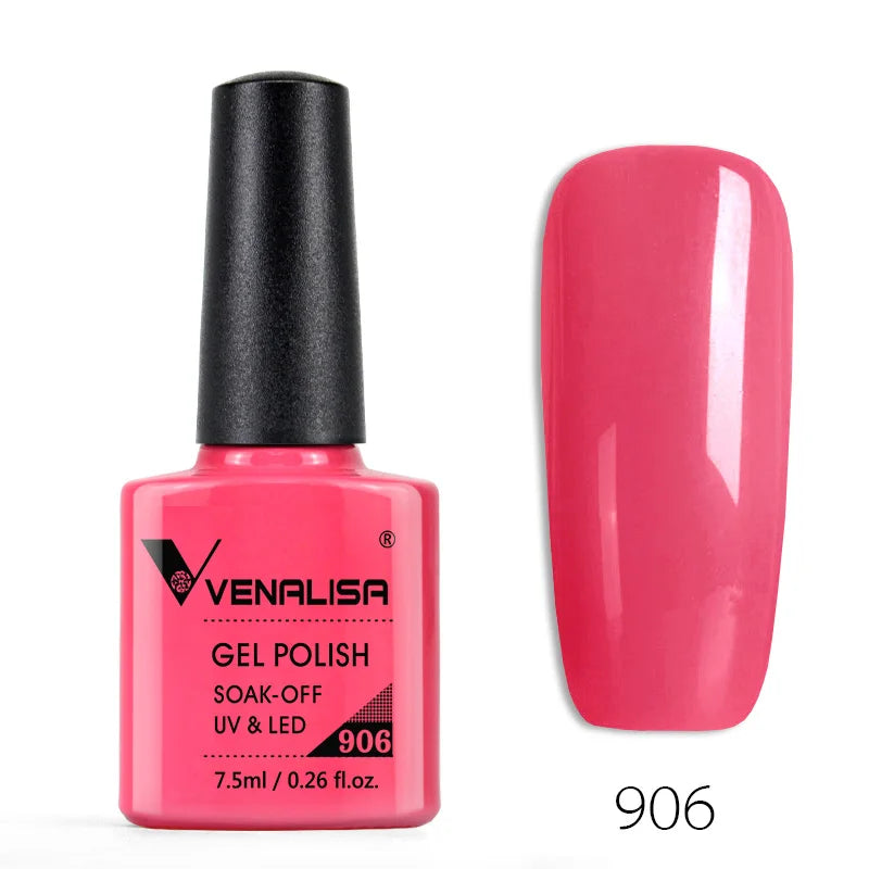 Venalisa 60 Color Organic Gel Polish Set – Odorless, Vegan, Long-Lasting Nail Art Kit