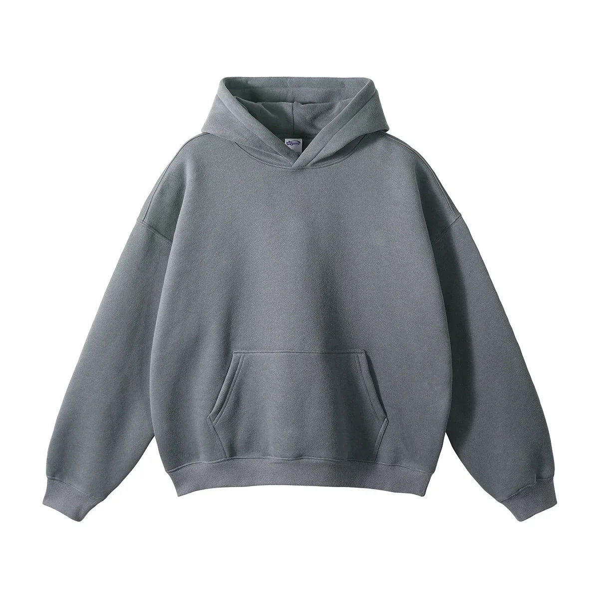 Gray hoodie on a white background