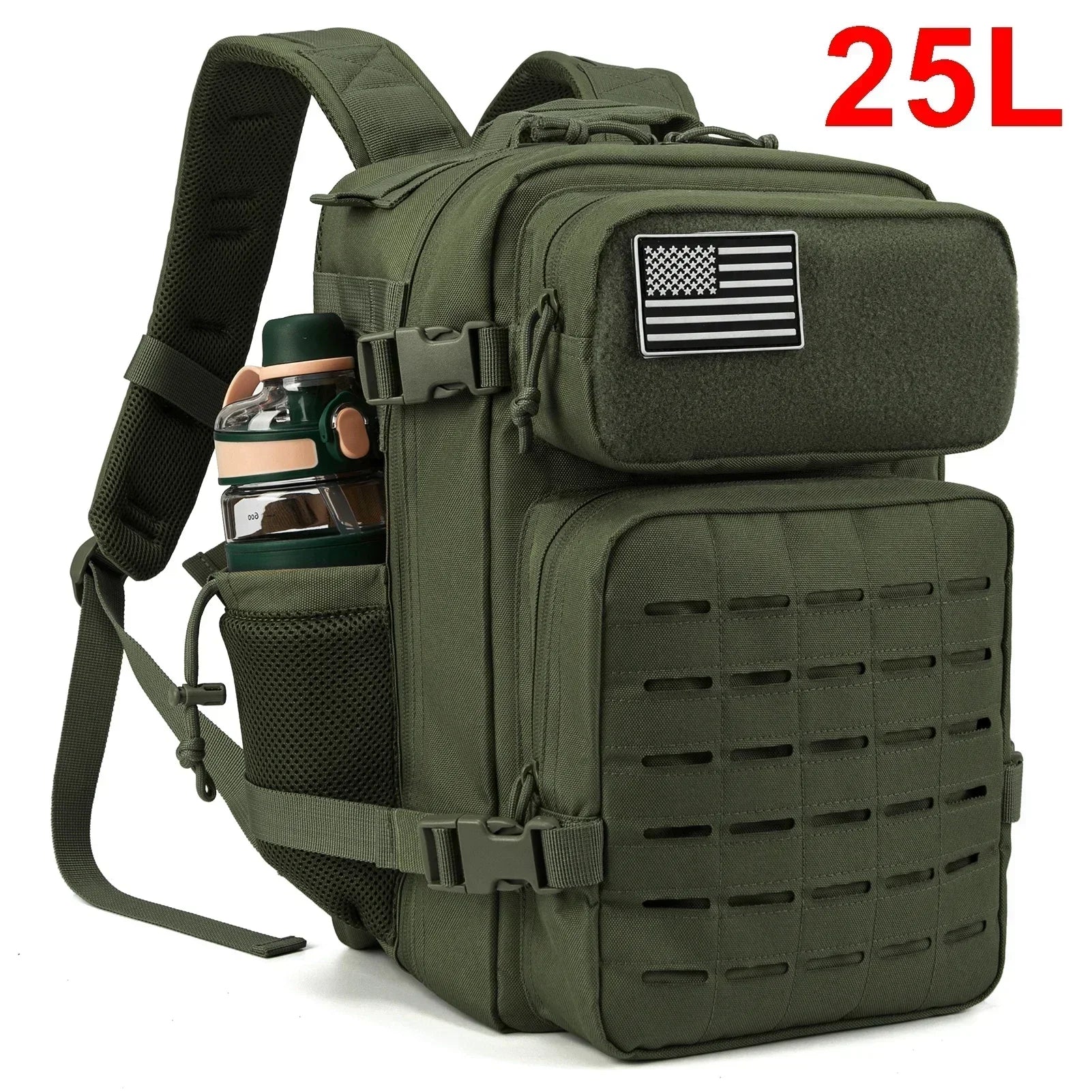 25L/45L Tactical Backpack for outdoor adventures. Durable, stylish, with bottle holder. Ideal for hiking, school, or daily use. Available on FTFmarket.netwith fast UK delivery.
