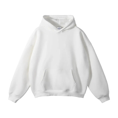 White hoodie on a white background