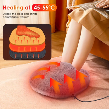 USB electric foot warmer, constant temperature, soft goose down, washable, winter warmth, bedroom essential. USB Electric Foot Warmer, Constant Temperature Heating, Soft Goose Down Foot Warmer, Washable Winter Foot Heater, 5V Foot Warmer, Bedroom Foot Warmer, Cozy Foot Heater, Portable USB Foot Warmer, Winter Foot Heating Pad.