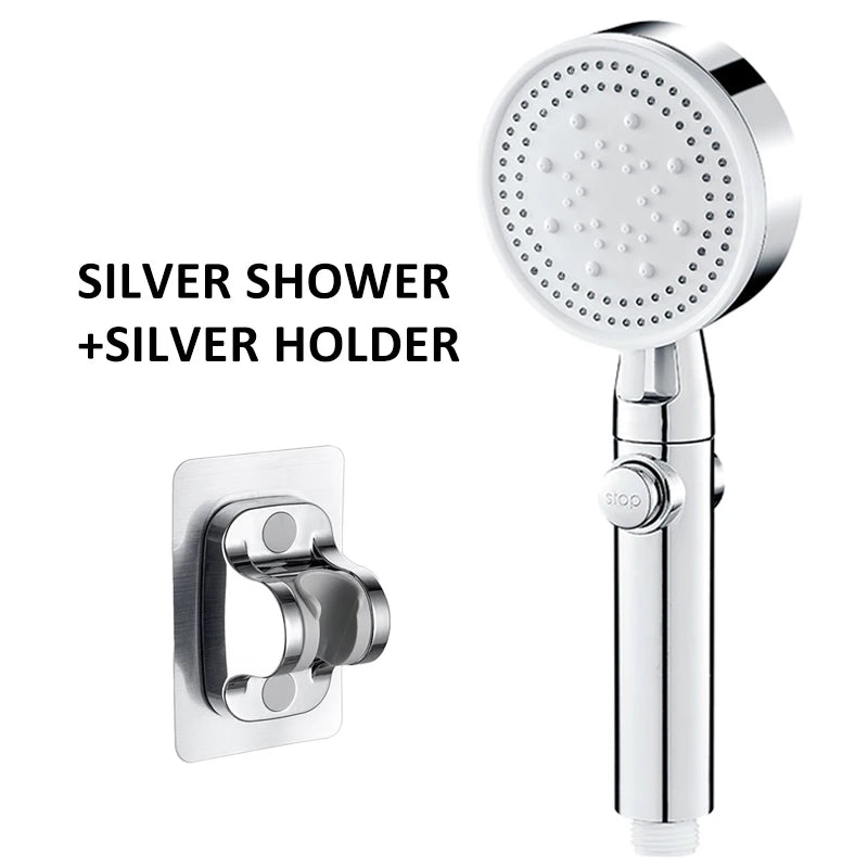 Luxury Chrome Shower Head With Detachable Hose FTF Market