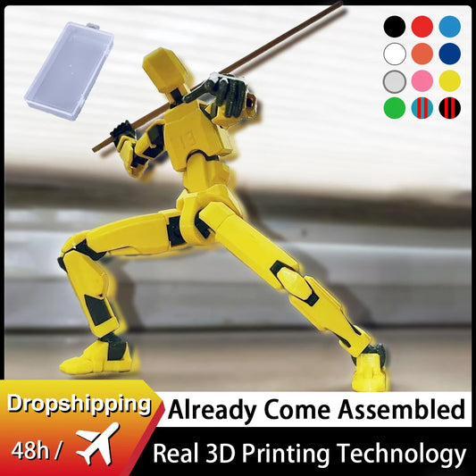 Multi-Jointed Movable Shapeshift Robot 2.0 – 3D printed mannequin dummy with 13 action figures. Perfect for kids, adults, and parent-children games. Durable materials, creative design. Available on FTFmarket.net, fast delivery in the UK. Stay stylish with FTF Fashion.