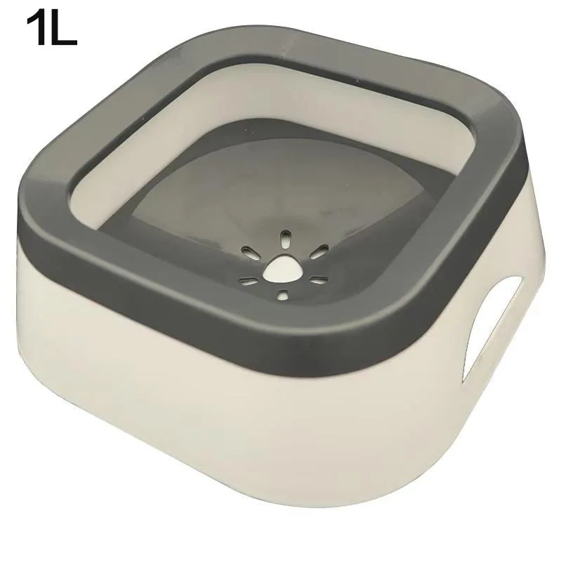 Square container with a gray lid on a white background