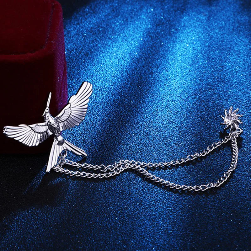 Elegant rhinestone lapel pins for men and women. Tassel, crown, floral pins for suits, collars, weddings, parties. Zinc alloy metal, classic style.