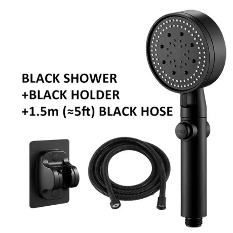 Luxury Chrome Shower Head With Detachable Hose FTF Market