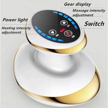 4-in-1 Gua Sha Body Massager Handheld – Infrared Massage Heads Cupping Device