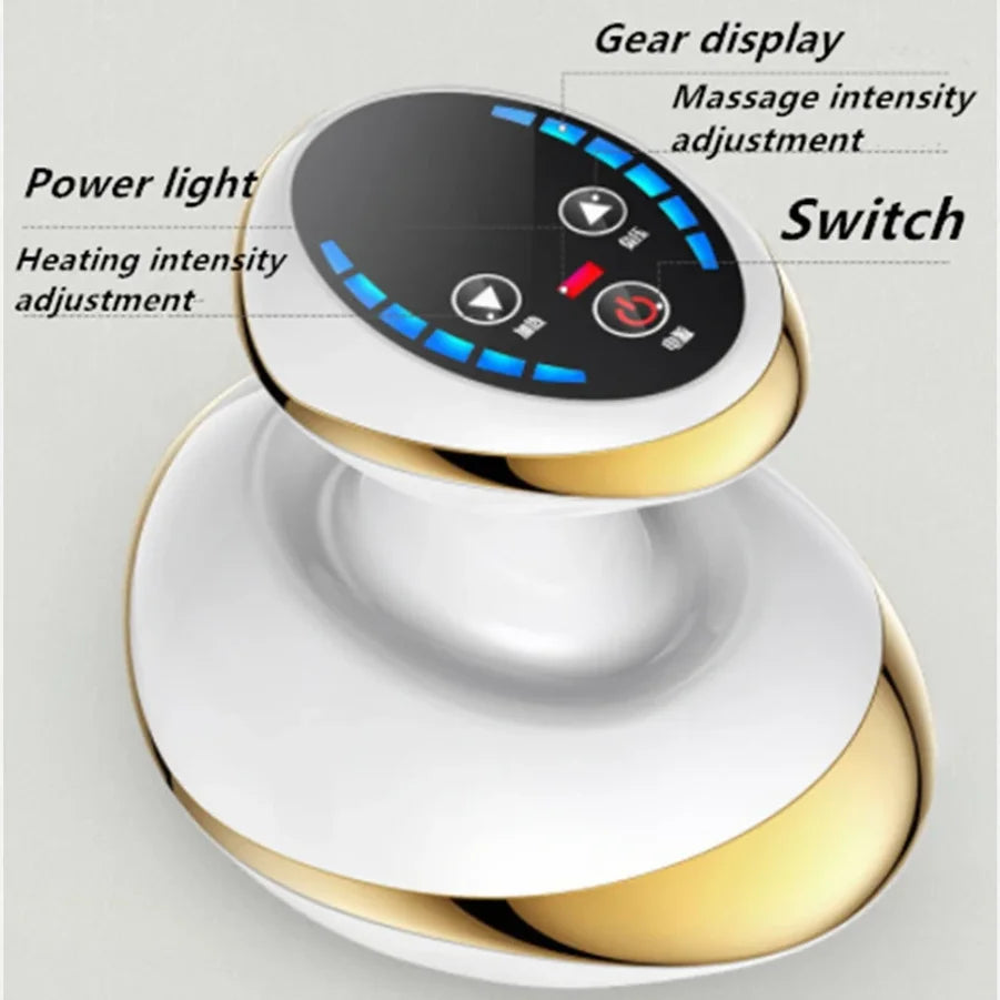 4-in-1 Gua Sha Body Massager Handheld – Infrared Massage Heads Cupping Device