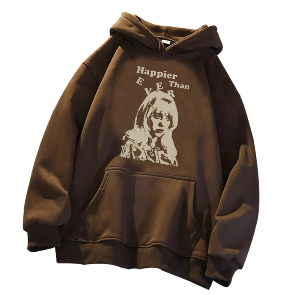 Ever Happy of Ever Hooded Sweatshirt, personalized hooded top, neutral streetwear, music album fan gift, casual hoodie. Ever Happy Hooded Sweatshirt, personalized hooded top, neutral streetwear, music album fan gift, casual hoodie