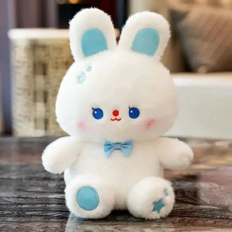 25CM Cute Transform Strawberry Rabbit Doll, plush toy, carrot rabbit, small fruit doll, bunny stuffed animal, gift, ftf fashion