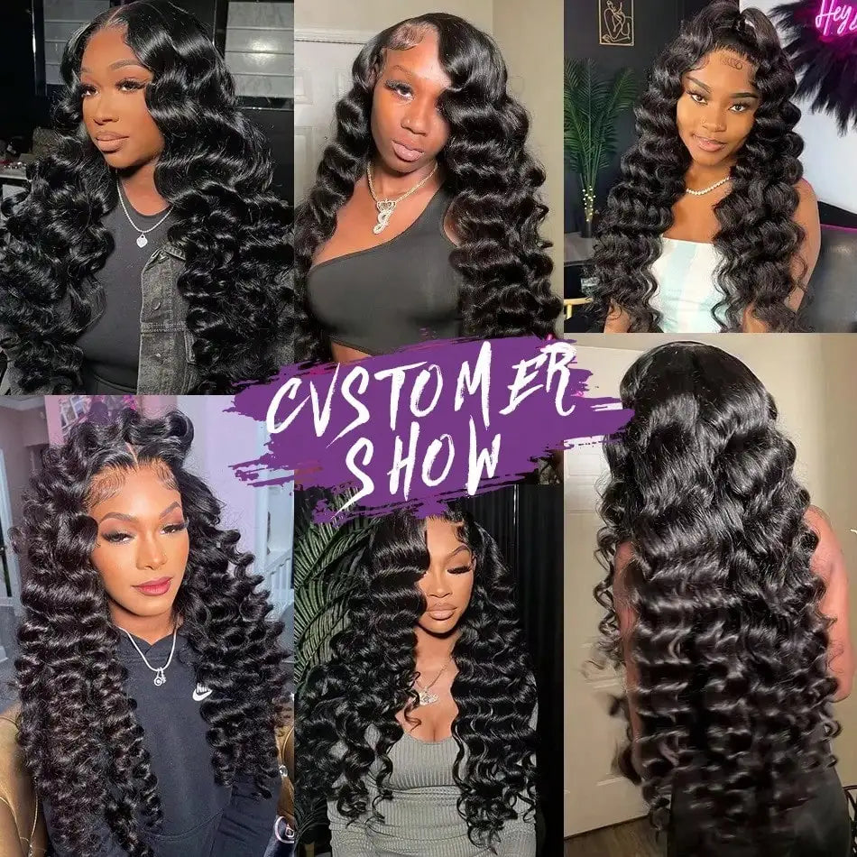 Deep Wave HD Lace Wig Customer Show – Real Women Wearing Remy Human Hair Lace Front Wig