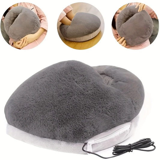 USB electric foot warmer, constant temperature, soft goose down, washable, winter warmth, bedroom essential. USB Electric Foot Warmer, Constant Temperature Heating, Soft Goose Down Foot Warmer, Washable Winter Foot Heater, 5V Foot Warmer, Bedroom Foot Warmer, Cozy Foot Heater, Portable USB Foot Warmer, Winter Foot Heating Pad.