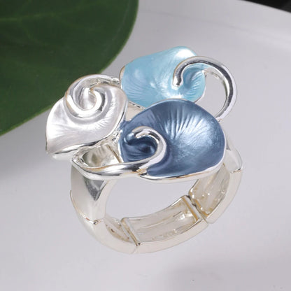 Elegant Sacred Geometry Silver Ring - Luxury Fashion Jewelry