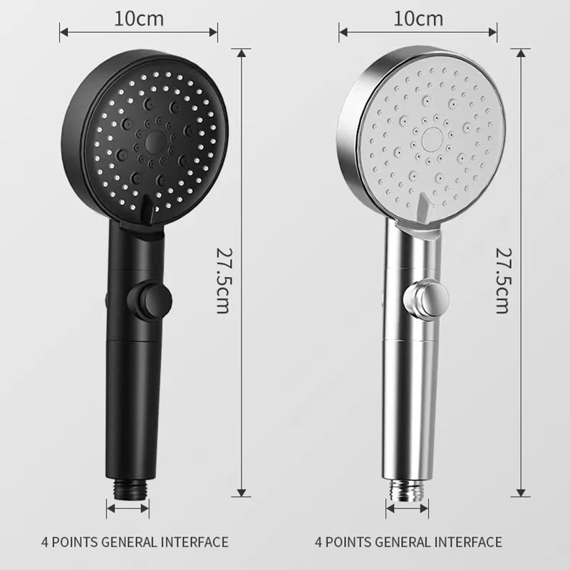 Luxury Chrome Shower Head With Detachable Hose FTF Market