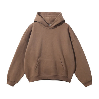 Brown hoodie on a white background
