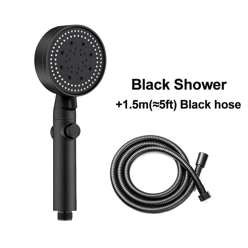 Luxury Chrome Shower Head With Detachable Hose FTF Market