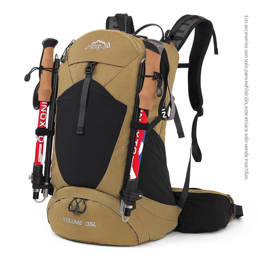 35L mountaineering backpack for men and women. Waterproof, durable, ergonomic design, multiple compartments. Perfect for outdoor sports, camping, and hiking. Available on FTFmarket.net, fast delivery in the UK. Stay stylish with FTF Fashion.