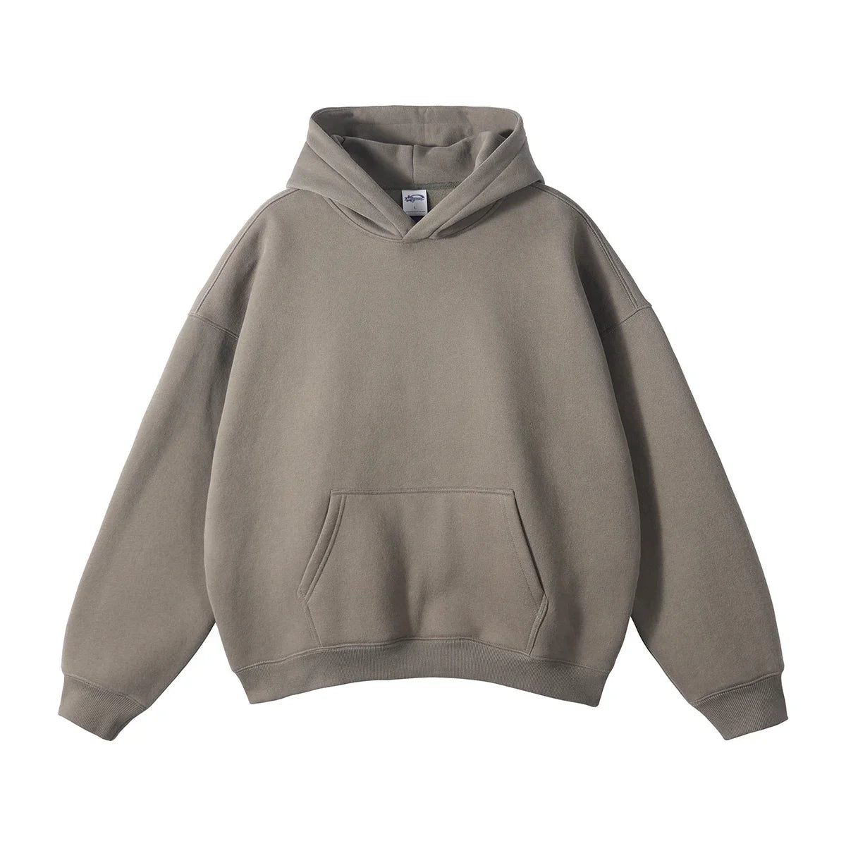 Brown hoodie on a white background