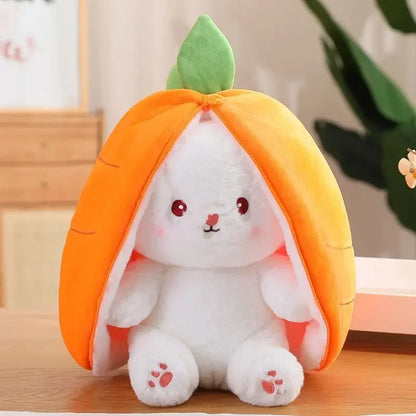 Creative Strawberry Rabbit Doll, Little Rabbit Plush Toy, birthday gift, Valentine's Day pillow, carrot design, ftf fashion