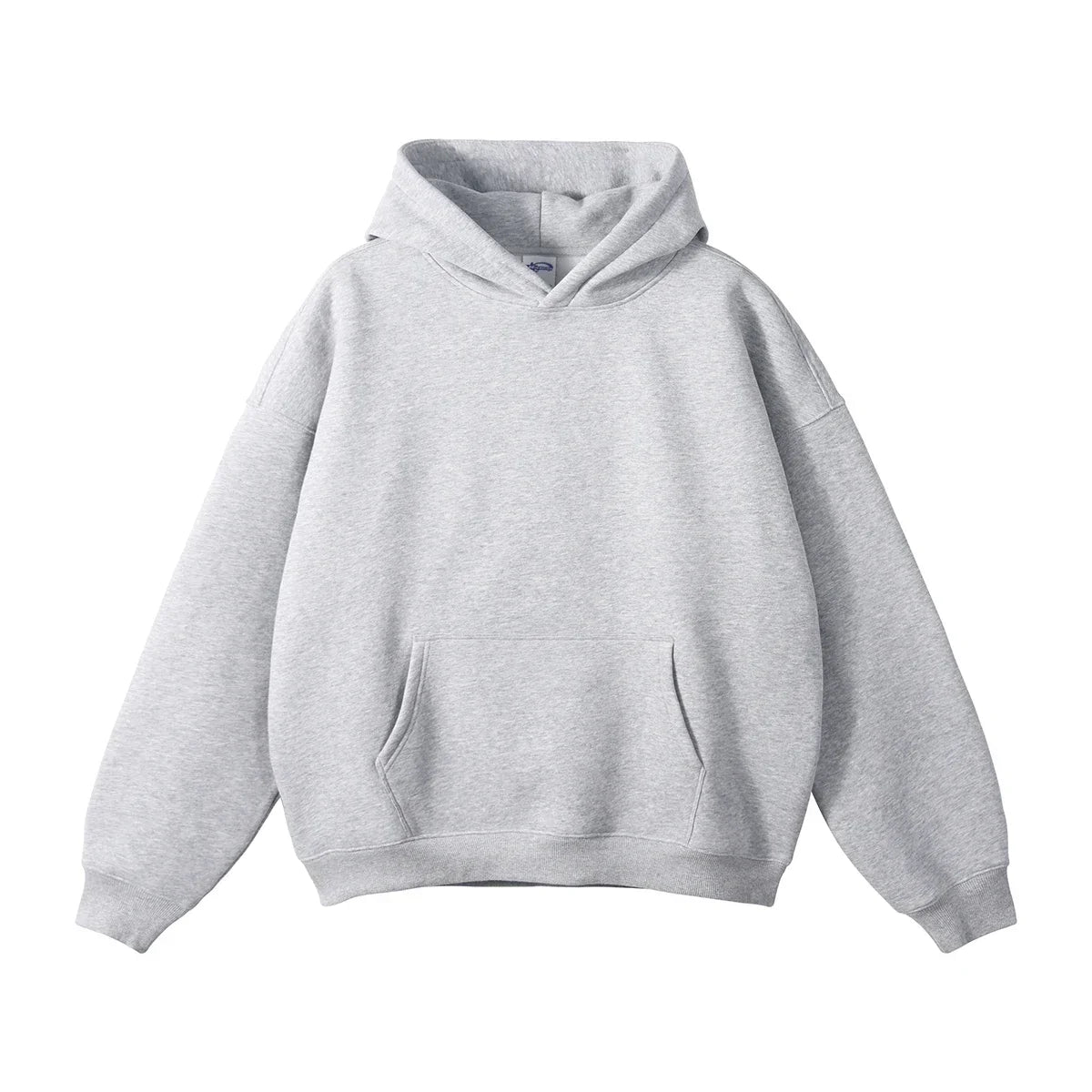 Gray hoodie on a white background