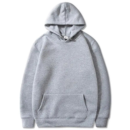 Gray hoodie on a white background