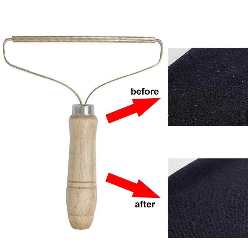 Portable lint remover and pet hair brush for clothes and furniture