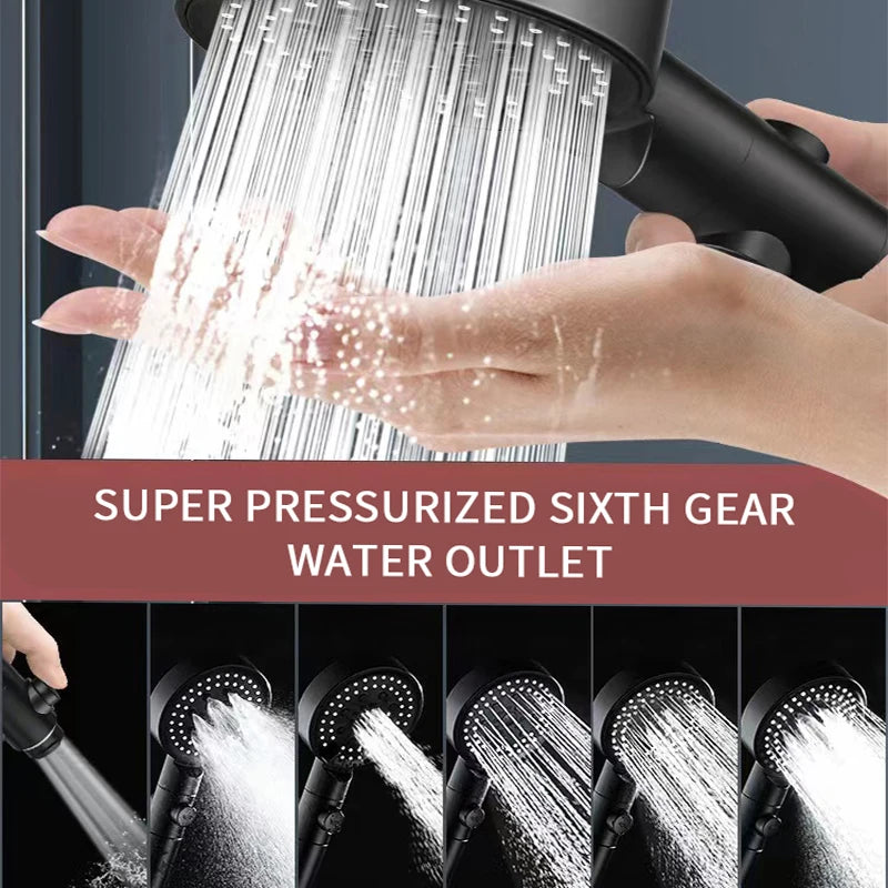 Luxury Chrome Shower Head With Detachable Hose FTF Market