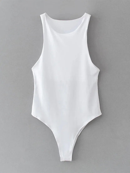 White swimsuit on a white background