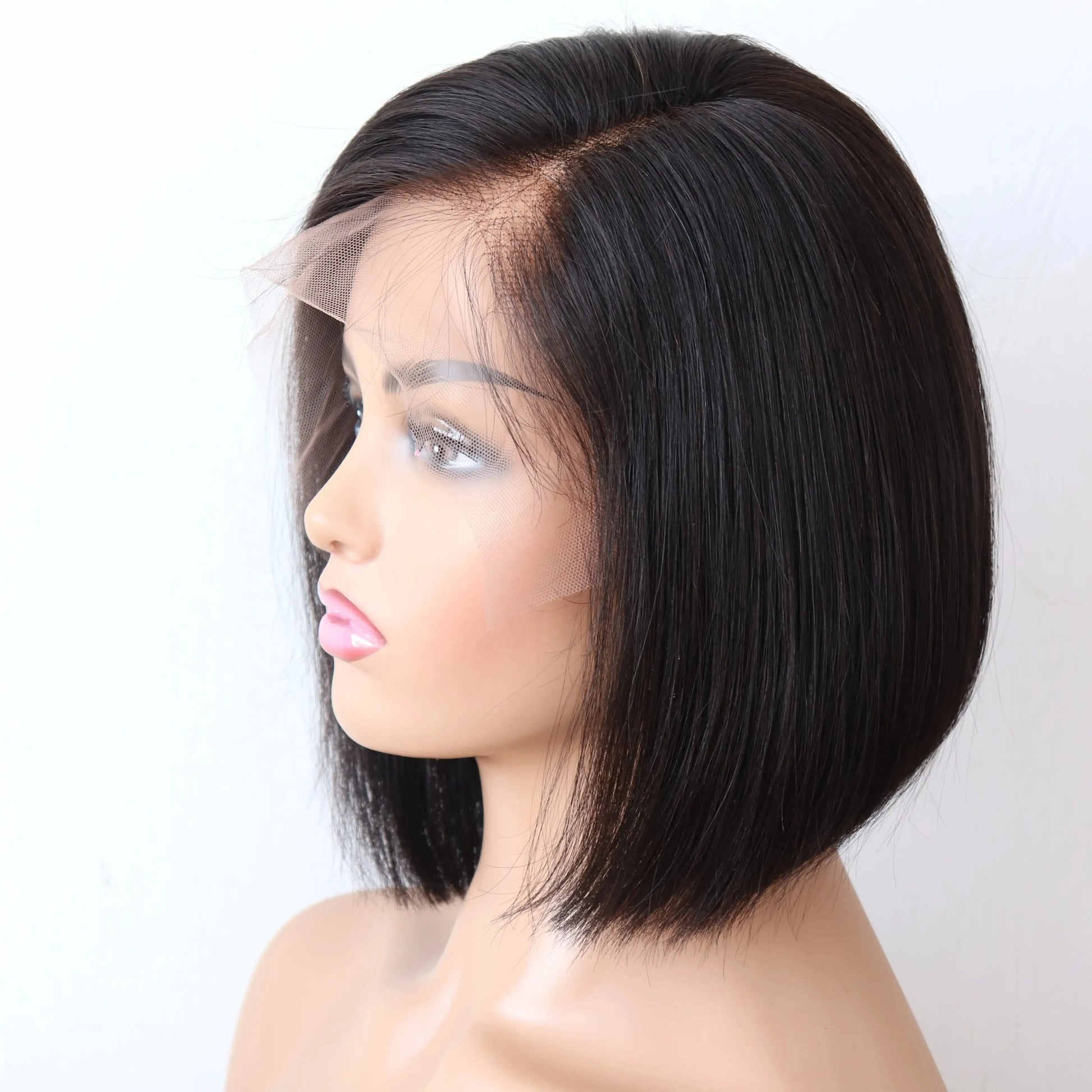 Pre-Plucked Brazilian Bob Lace Frontal Wig for Black Women