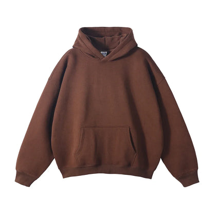 Brown hoodie on a white background