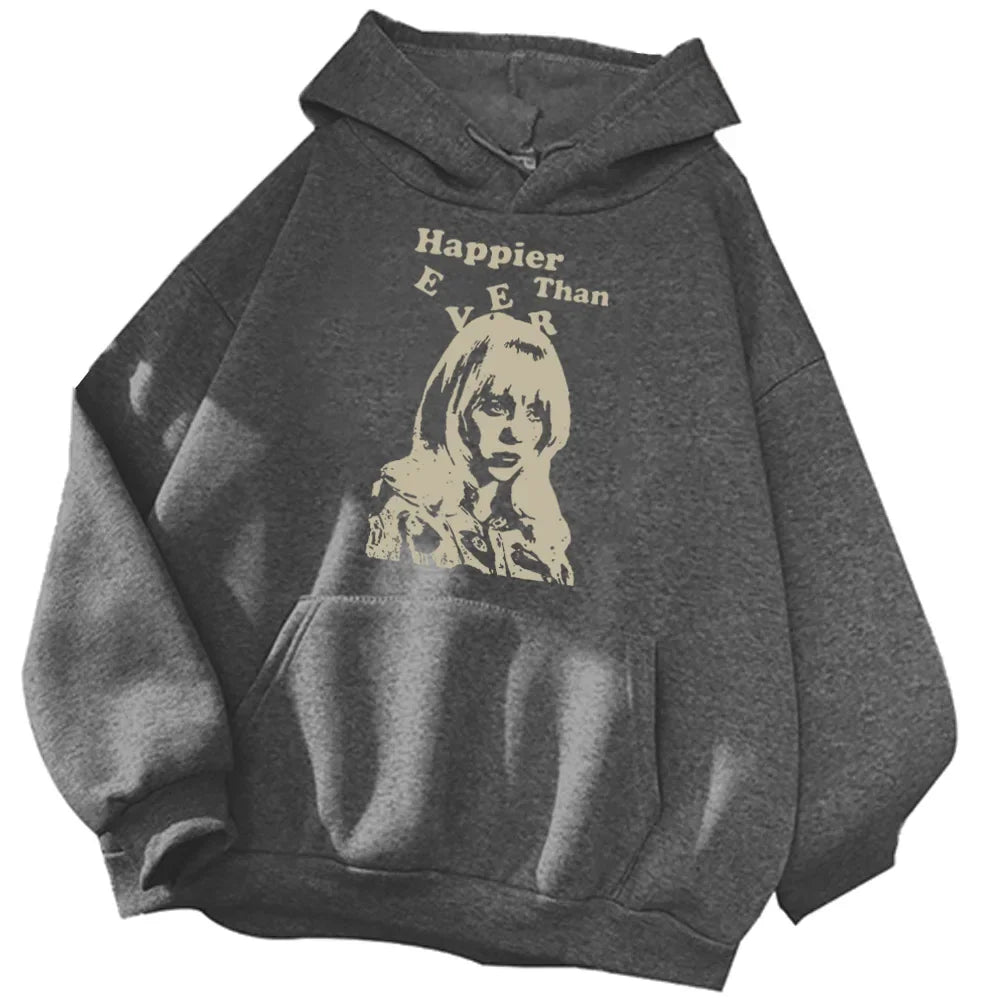 Ever Happy of Ever Hooded Sweatshirt, personalized hooded top, neutral streetwear, music album fan gift, casual hoodie. Ever Happy Hooded Sweatshirt, personalized hooded top, neutral streetwear, music album fan gift, casual hoodie