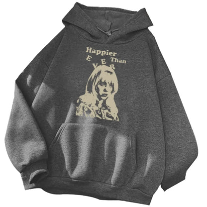 Ever Happy of Ever Hooded Sweatshirt, personalized hooded top, neutral streetwear, music album fan gift, casual hoodie. Ever Happy Hooded Sweatshirt, personalized hooded top, neutral streetwear, music album fan gift, casual hoodie