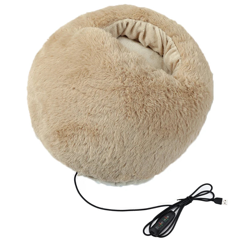 USB electric foot warmer, constant temperature, soft goose down, washable, winter warmth, bedroom essential. USB Electric Foot Warmer, Constant Temperature Heating, Soft Goose Down Foot Warmer, Washable Winter Foot Heater, 5V Foot Warmer, Bedroom Foot Warmer, Cozy Foot Heater, Portable USB Foot Warmer, Winter Foot Heating Pad.