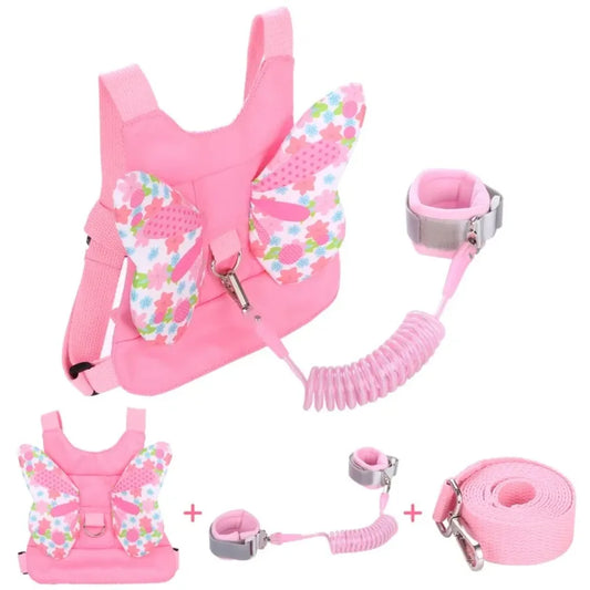 Toddler safety backpack with anti-lost harness and leash.