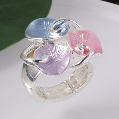 Elegant Sacred Geometry Silver Ring - Luxury Fashion Jewelry