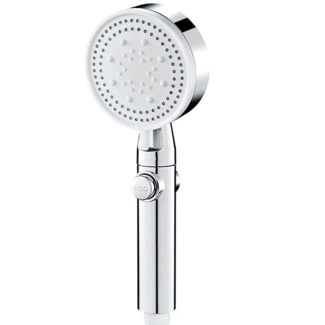 Luxury Chrome Shower Head With Detachable Hose FTF Market