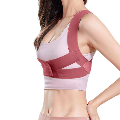 Back posture corrector, fully adjustable, upper spine support, back brace.