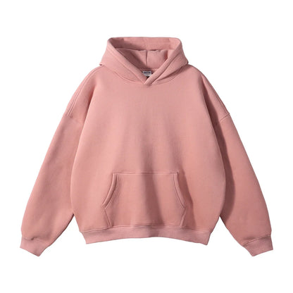 Pink hoodie on a white background