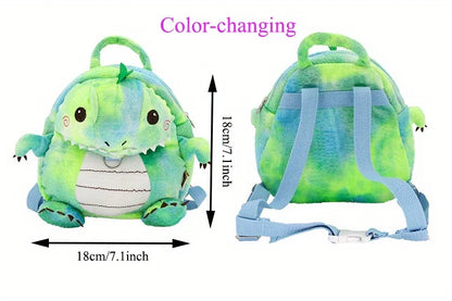 Cute animal toddler backpack with safety harness leash.