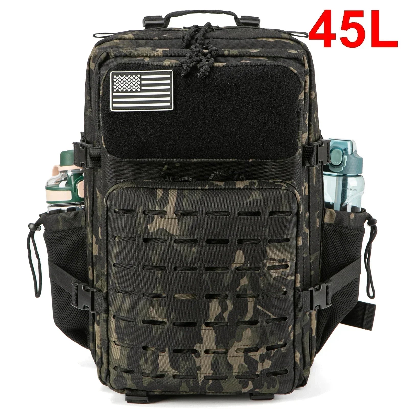 25L/45L Tactical Backpack for outdoor adventures. Durable, stylish, with bottle holder. Ideal for hiking, school, or daily use. Available on FTFmarket.netwith fast UK delivery.
