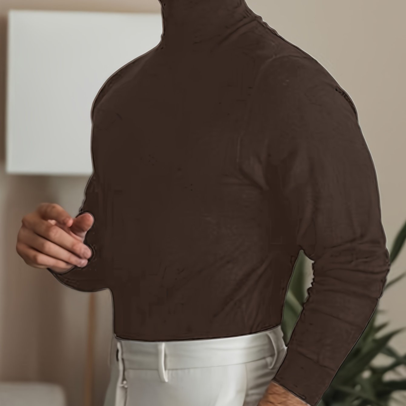 Discover the ftf fashion Men's Casual Solid Color Turtleneck Sweater. Long sleeve, knit pullover, perfect for fall and winter. Available at FTF Market. Solid Color Turtleneck, Men's Turtleneck Sweater, Long Sleeve Knit Pullover, Fall Winter Sweater, Casual Sweater, Semi-Formal Sweater, Men's Fashion, FTF Market UK, ftf fashion