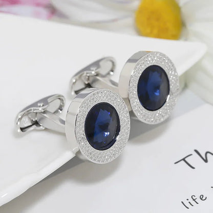 Men's Zirconia Cufflinks UK - FTF Market