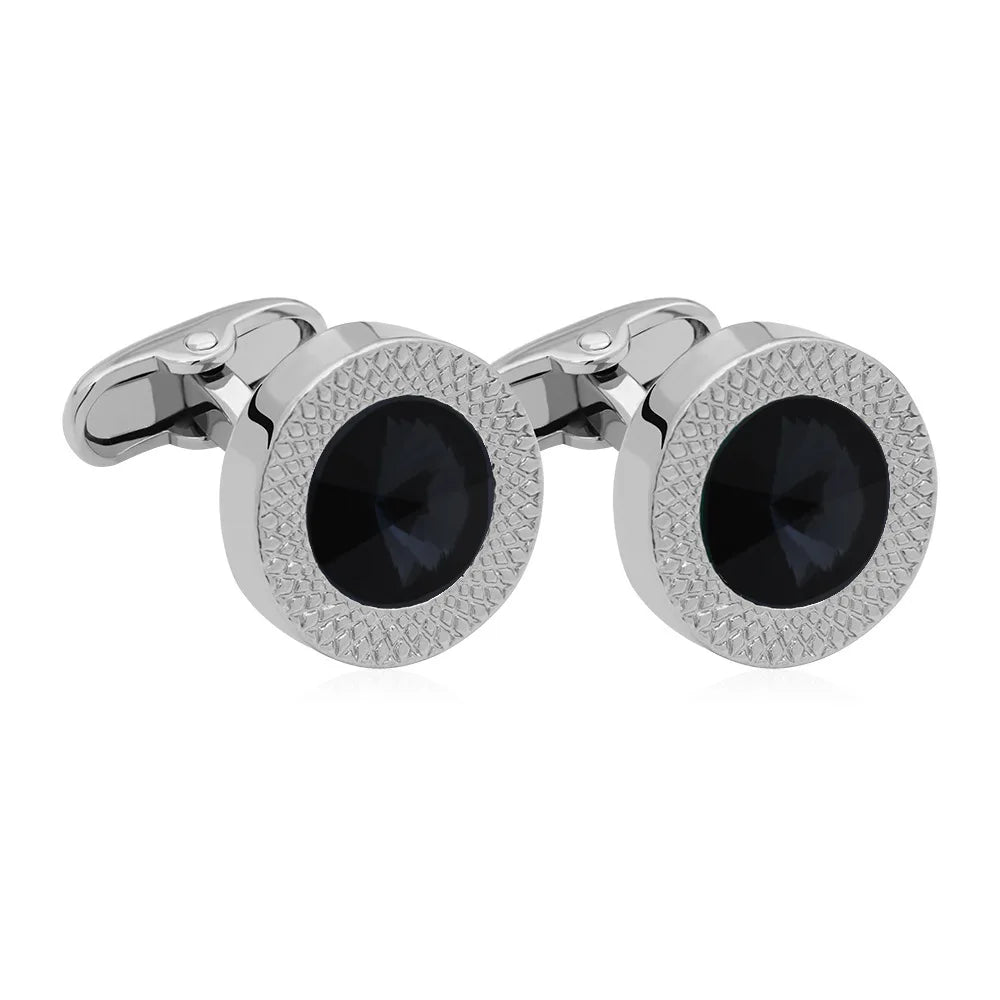Men's Zirconia Cufflinks UK - FTF Market