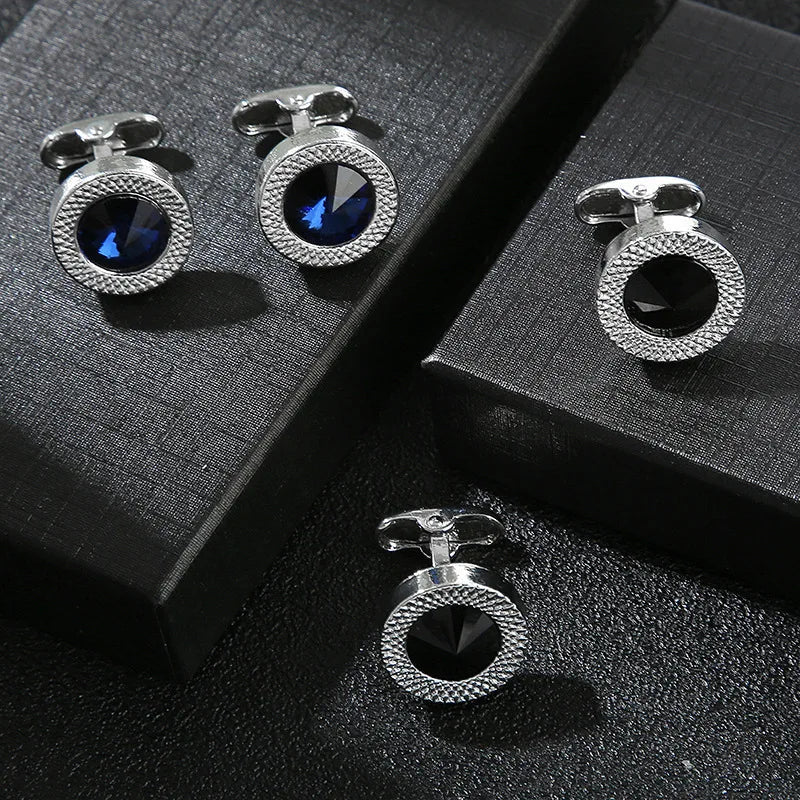 Men's Zirconia Cufflinks UK - FTF Market
