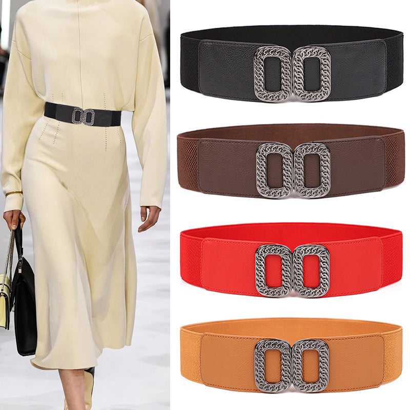 Stylish Stretch Wide Waist Belts for Dresses - Fashion Accessories