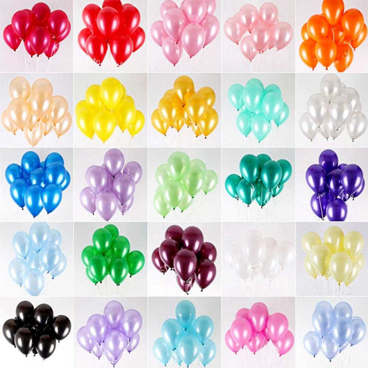 Colorful Pearl Latex Balloons Set for Various Celebrations