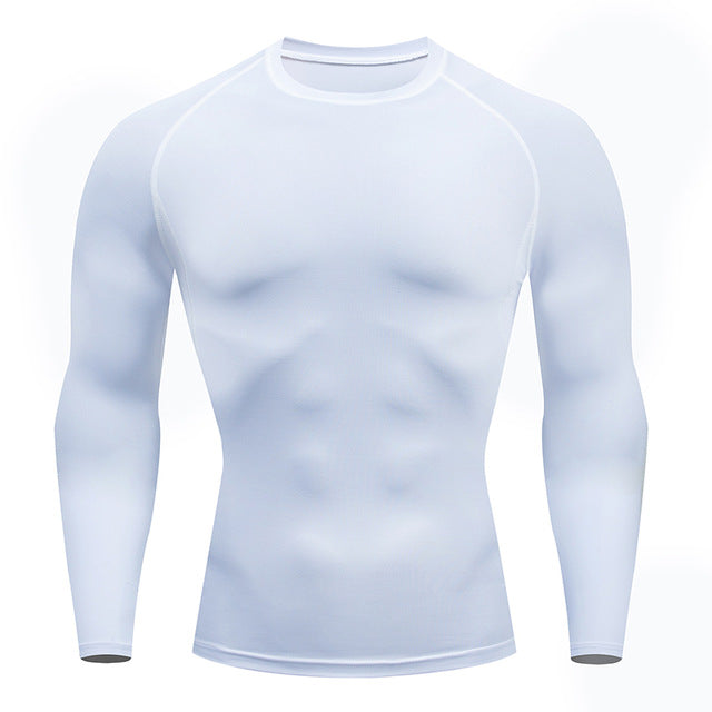 Men's long sleeve sports top in multiple colors, perfect for outdoor activities.