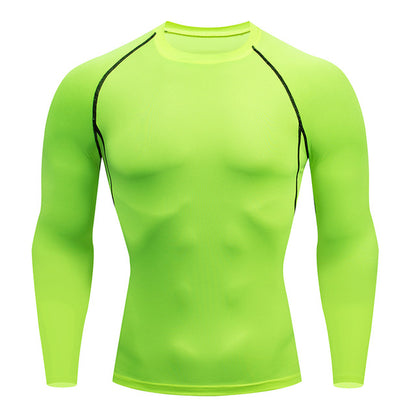 Men's long sleeve sports top in multiple colors, perfect for outdoor activities.